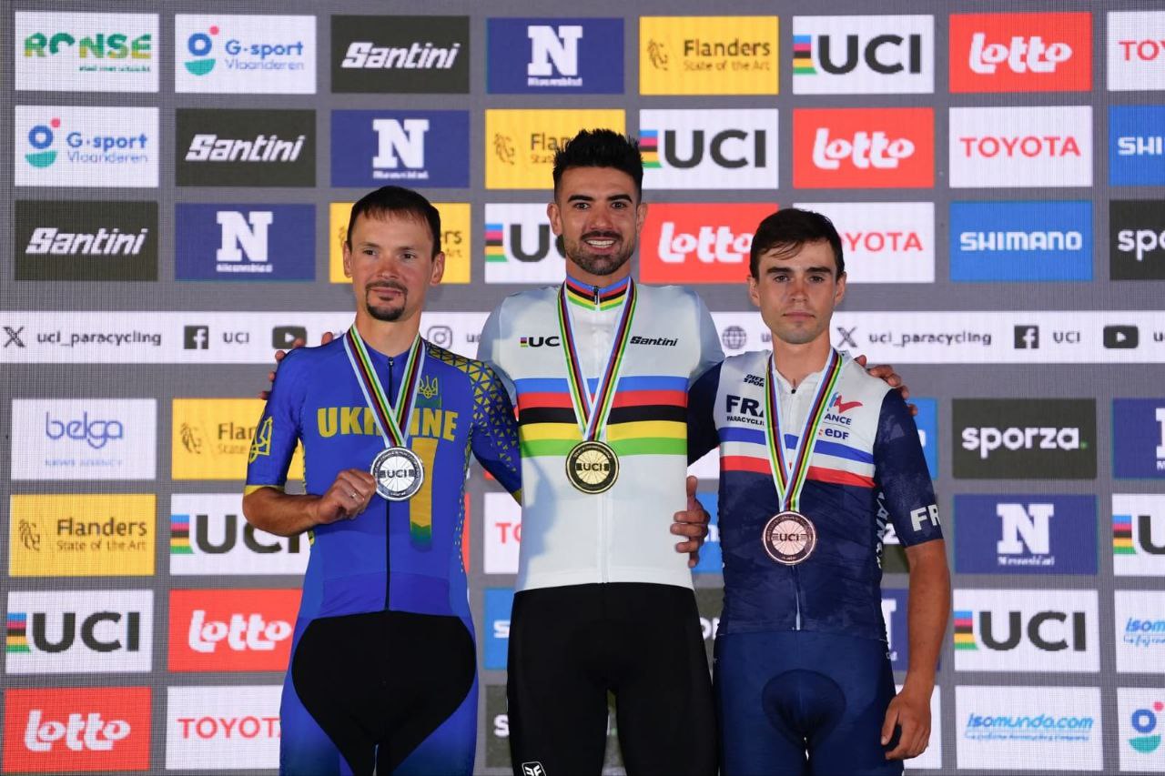 Срібло України на чемпіонаті світу з пара велоспорту (шосе)