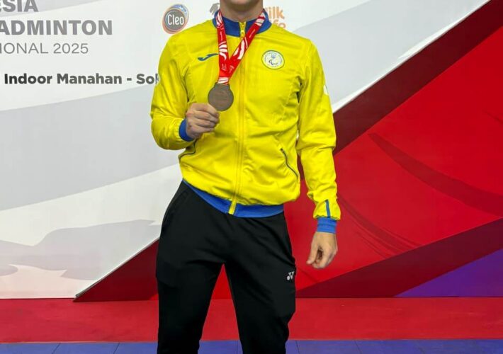 Україна виборола бронзу міжнародного турніру з пара бадмінтону