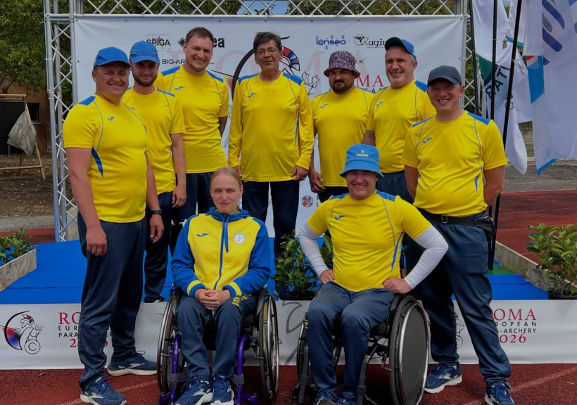 Українські паралімпійці – у п’ятнадцятці найсильніших стрільців з лука в Європі