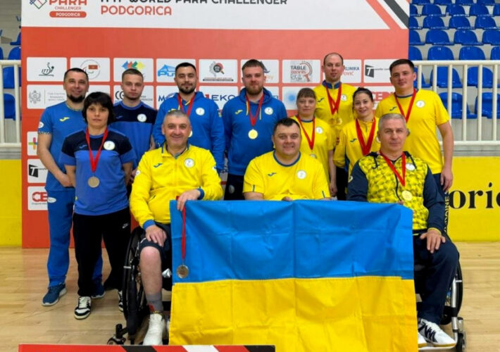 Українці – перші на міжнародному турнірі з пара настільного тенісу