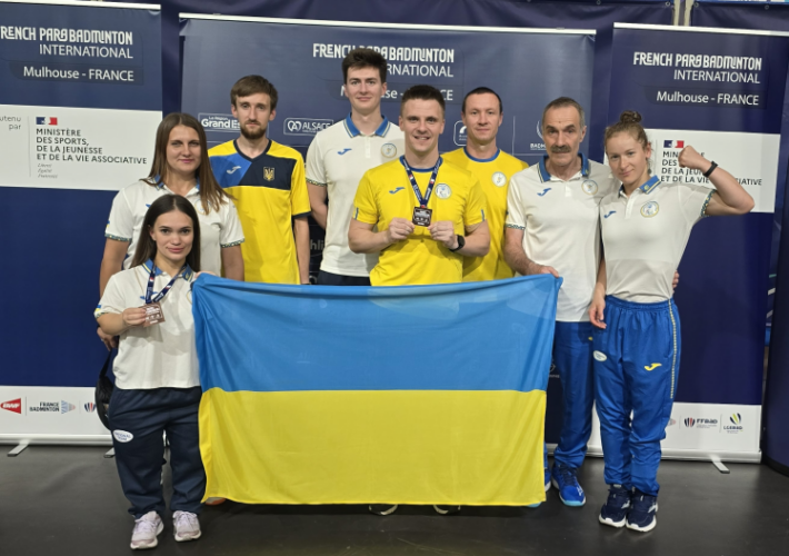 Дві медалі України на міжнародному турнірі з пара бадмінтону